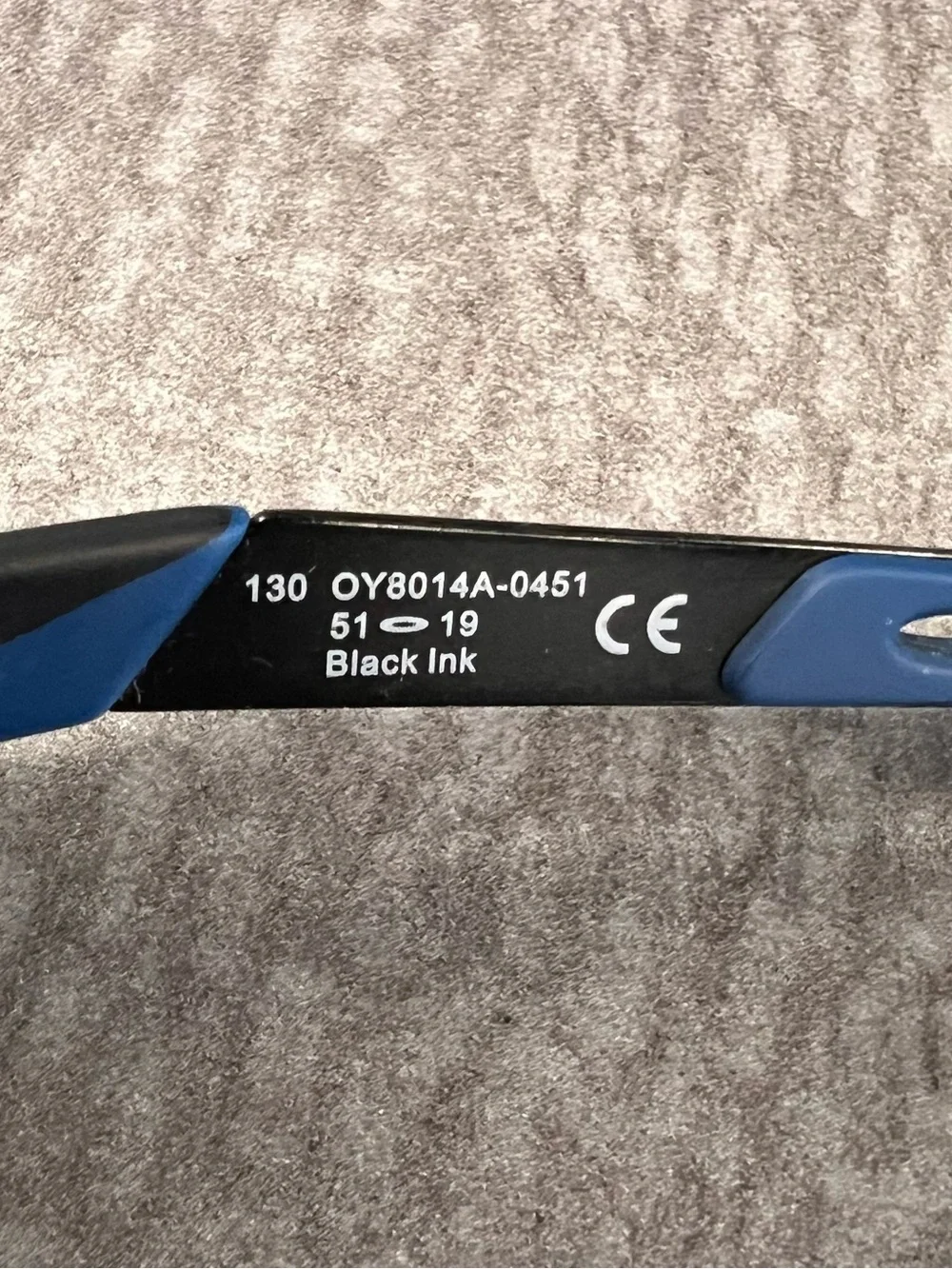 OAKLEY YOUTH OY8014A-0451 SATIN BLACK INK EYEGLASSES 130-51-19